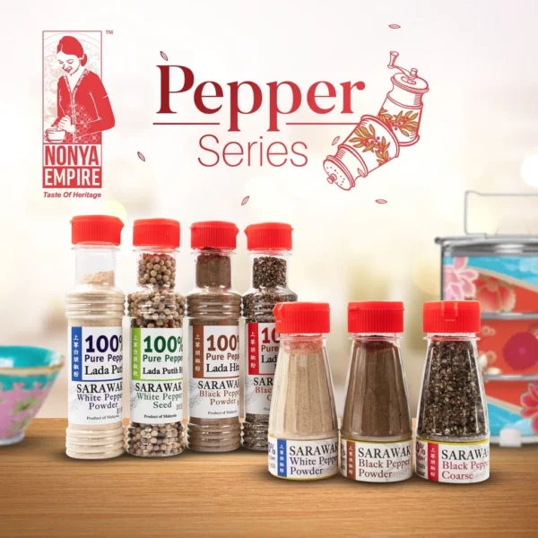 Nonya Empire Sarawak Food Seasoning Condiments Fine Grain Pepper Instant Use Large 80g / Small 30g
